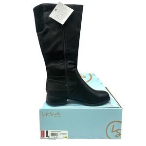 LifeStride Tall Wide Calf Xandy Boots Women's size 9 Black